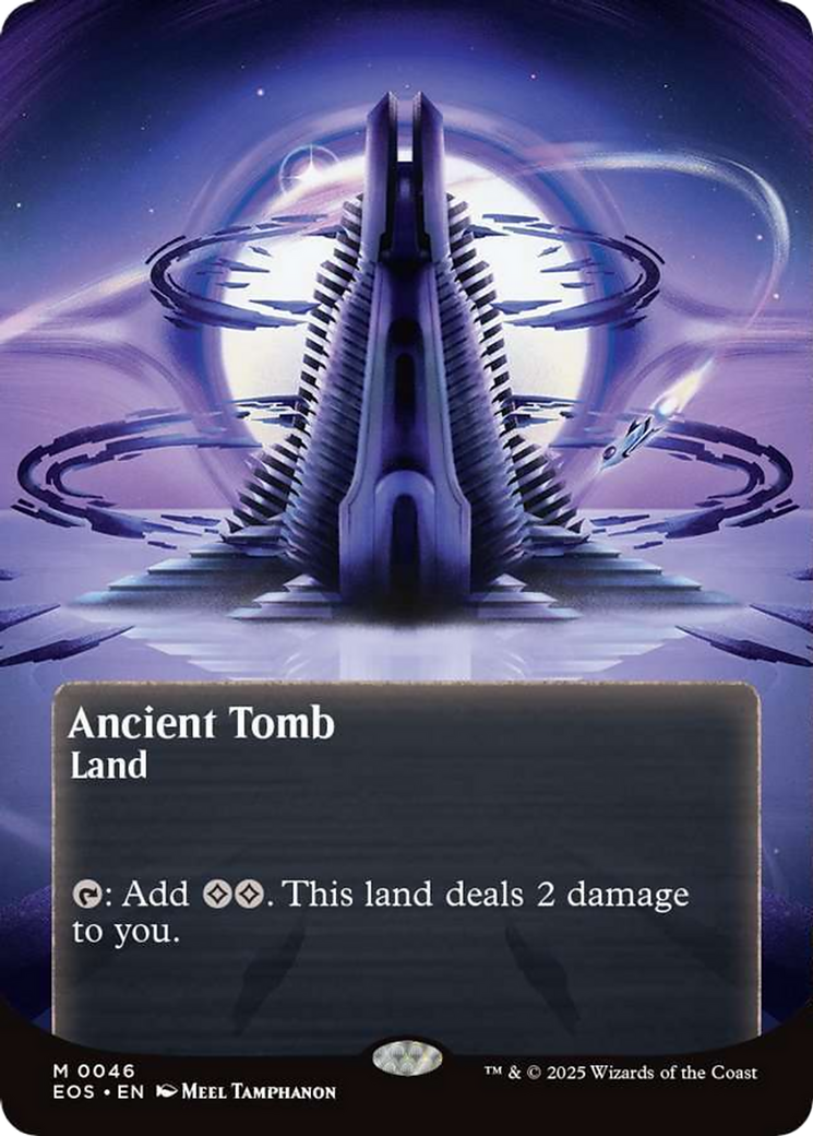 Ancient Tomb (0046) (Borderless) [Edge of Eternities: Stellar Sights] | Boutique FDB TCG