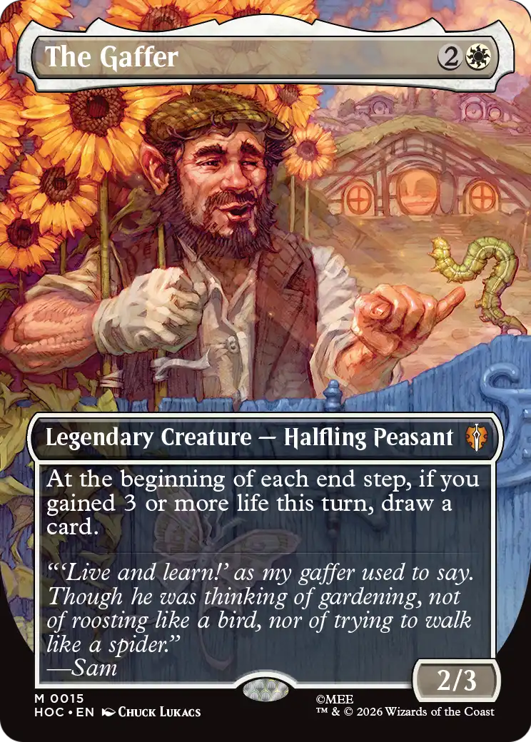 The Gaffer (Borderless) [The Hobbit] | Boutique FDB TCG