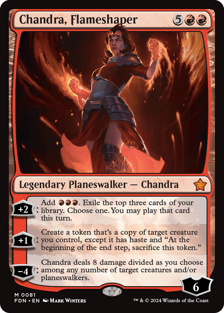 Chandra, Flameshaper [Foundations] | Boutique FDB TCG