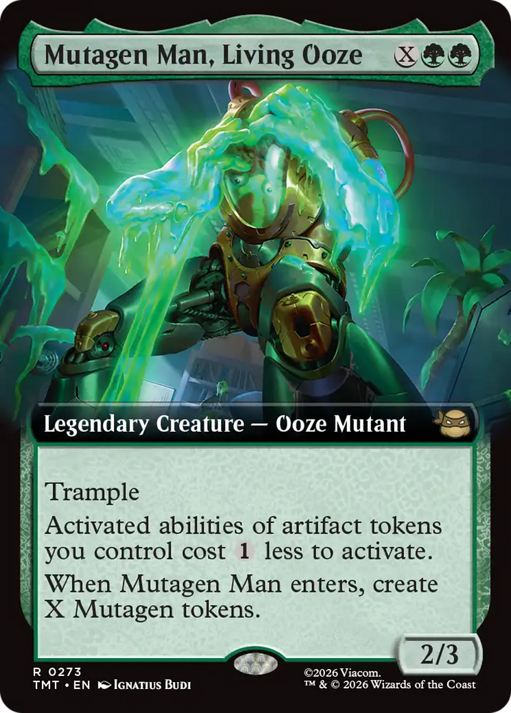 Mutagen Man, Living Ooze (Extended Art) [Teenage Mutant Ninja Turtles] | Boutique FDB TCG