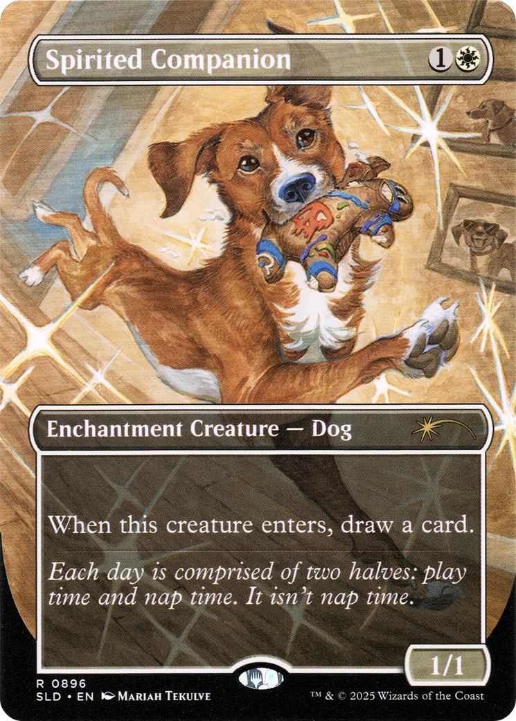Spirited Companion (0896) (Rainbow Foil) [Secret Lair Drop Series] | Boutique FDB TCG