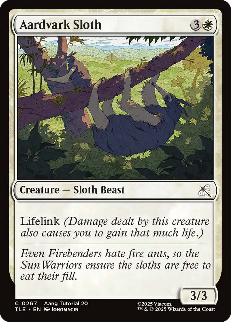 Aardvark Sloth (0267) [Avatar: The Last Airbender: Eternal-Legal] | Boutique FDB TCG