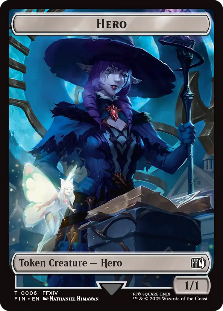 Hero (0006) // Bird (0016) Double-Sided Token [FINAL FANTASY Tokens] | Boutique FDB TCG