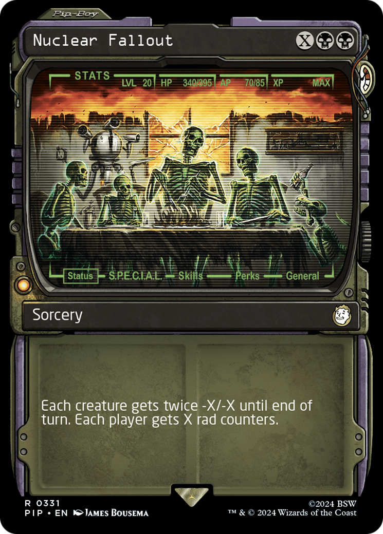 Nuclear Fallout (Showcase) [Fallout] | Boutique FDB TCG