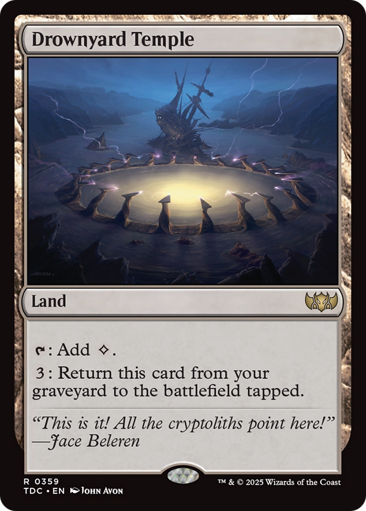 Drownyard Temple [Tarkir: Dragonstorm Commander] | Boutique FDB TCG