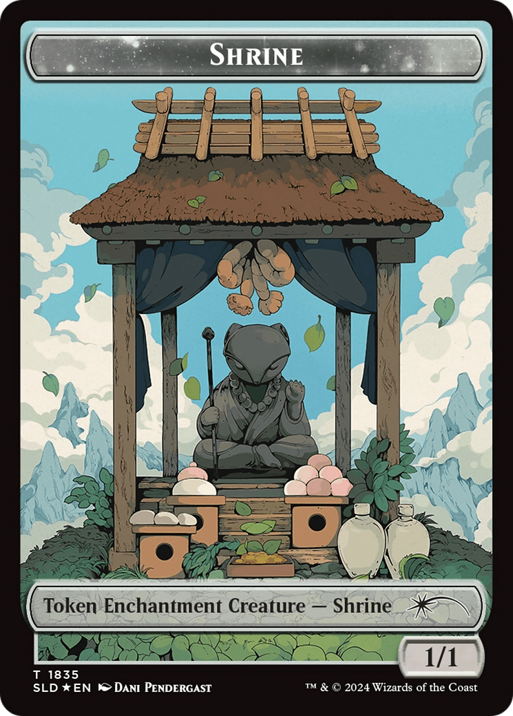 Shrine Token (Rainbow Foil) [Secret Lair: From Cute to Brute Tokens] | Boutique FDB TCG