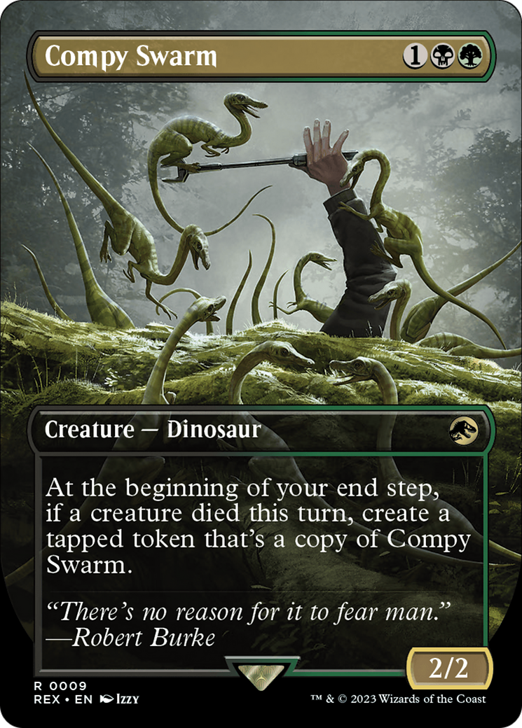 Compy Swarm (Borderless) [Jurassic World Collection] | Boutique FDB TCG