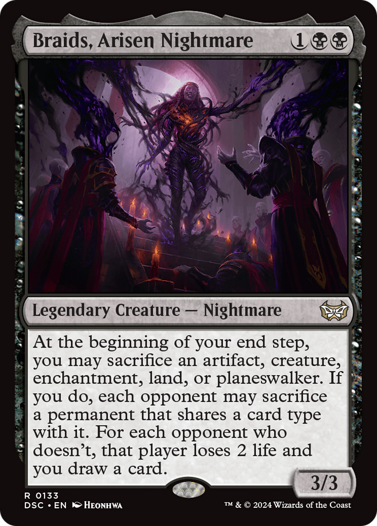 Braids, Arisen Nightmare [Duskmourn: House of Horror Commander] | Boutique FDB TCG