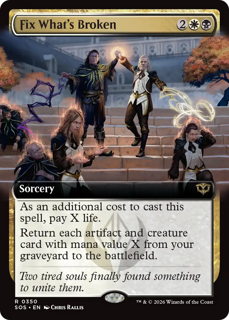 Fix What's Broken (Extended Art) [Secrets of Strixhaven] | Boutique FDB TCG