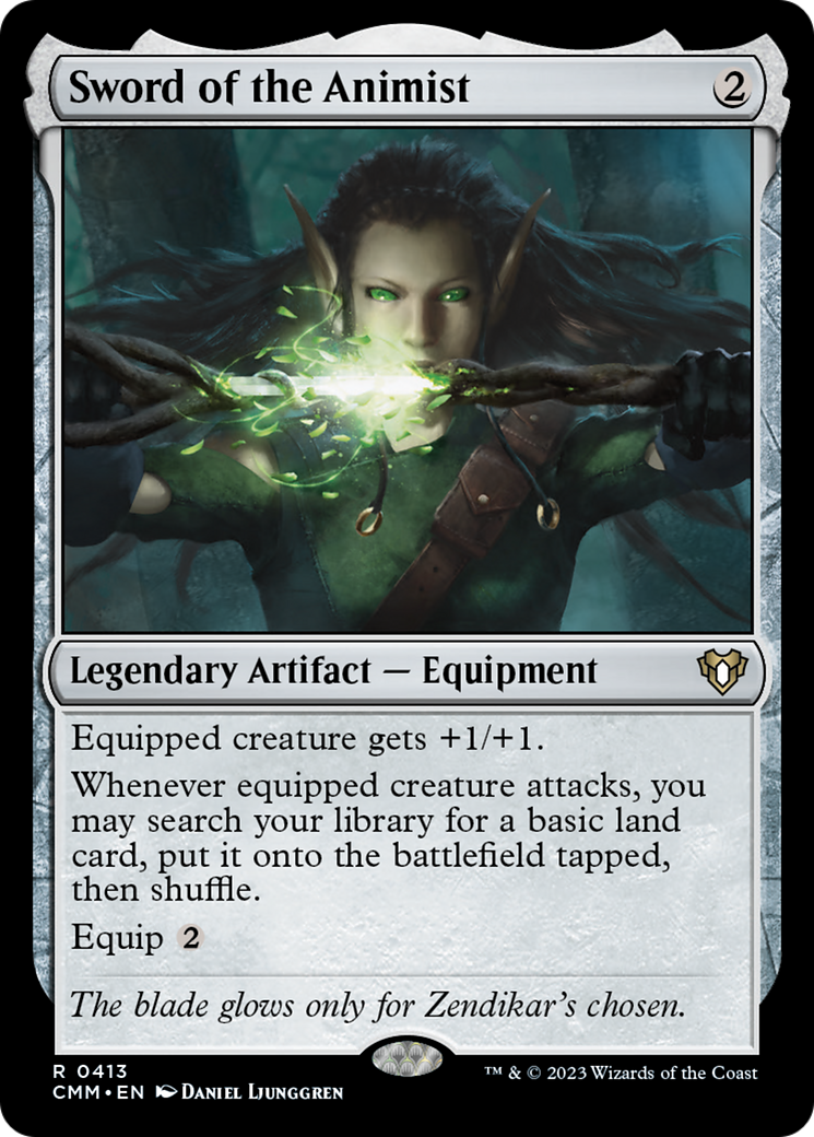 Sword of the Animist [Commander Masters] | Boutique FDB TCG
