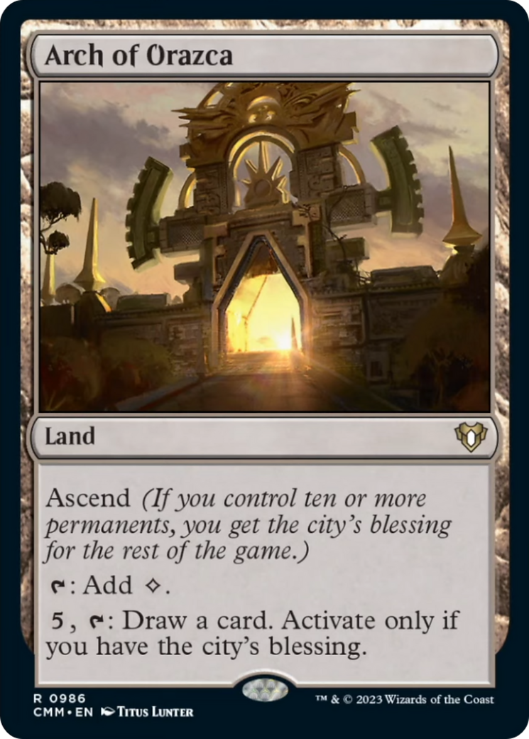 Arch of Orazca [Commander Masters] | Boutique FDB TCG