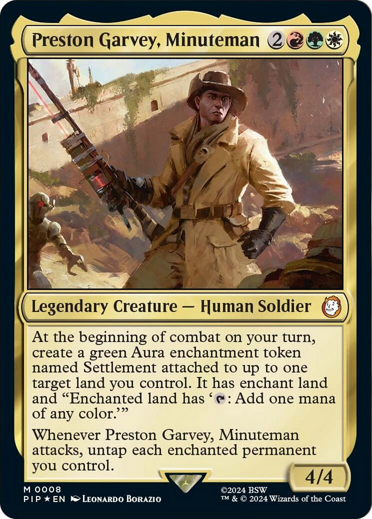 Preston Garvey, Minuteman [Fallout] | Boutique FDB TCG