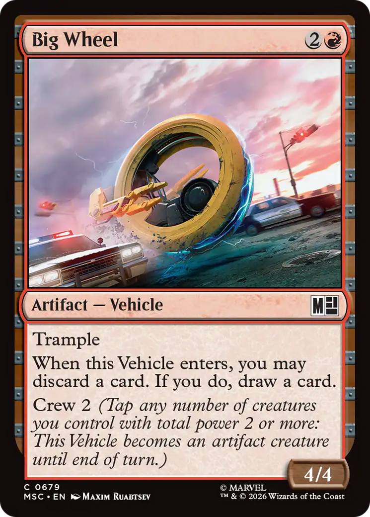 Big Wheel [Marvel Super Heroes Commander] | Boutique FDB TCG