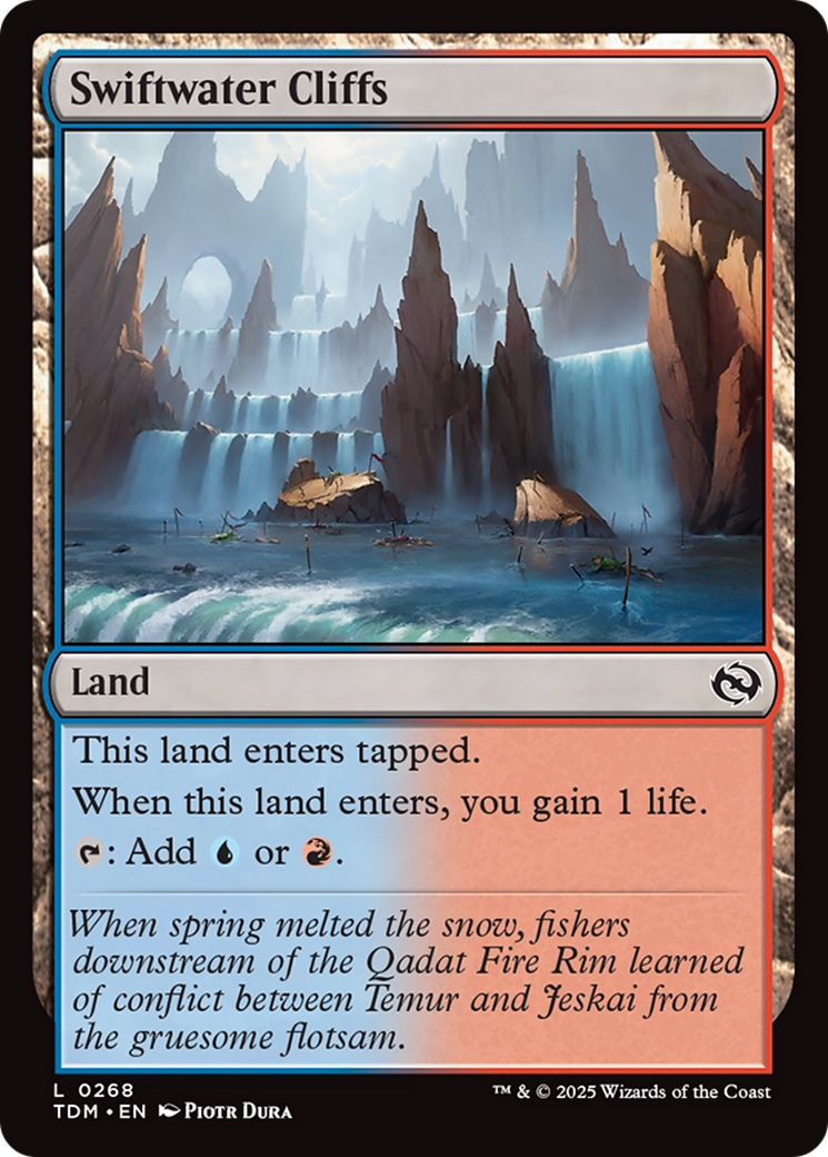 Swiftwater Cliffs [Tarkir: Dragonstorm] | Boutique FDB TCG