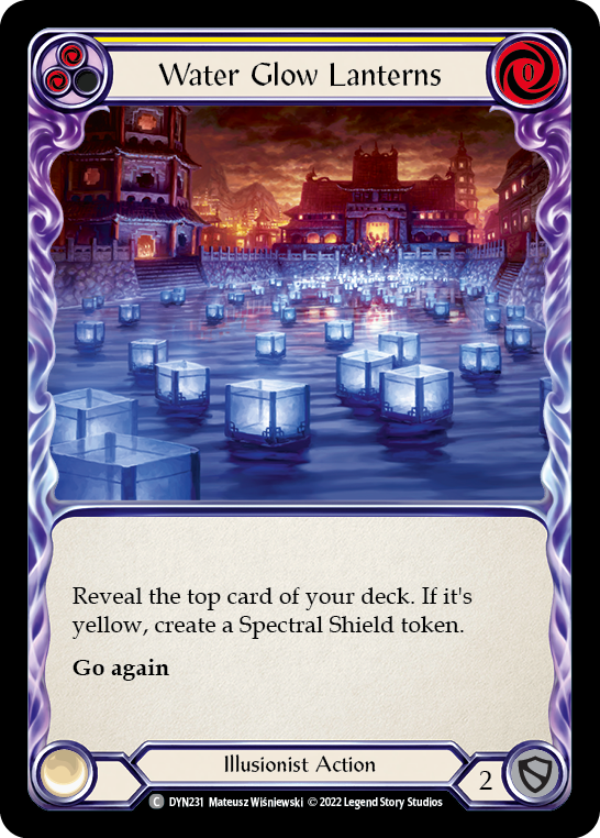 Water Glow Lanterns (Yellow) [DYN231] (Dynasty) | Boutique FDB TCG