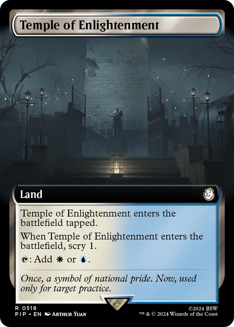 Temple of Enlightenment (Extended Art) [Fallout] | Boutique FDB TCG