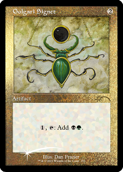 Golgari Signet (Retro) (Foil Etched) [Secret Lair Drop Series] | Boutique FDB TCG