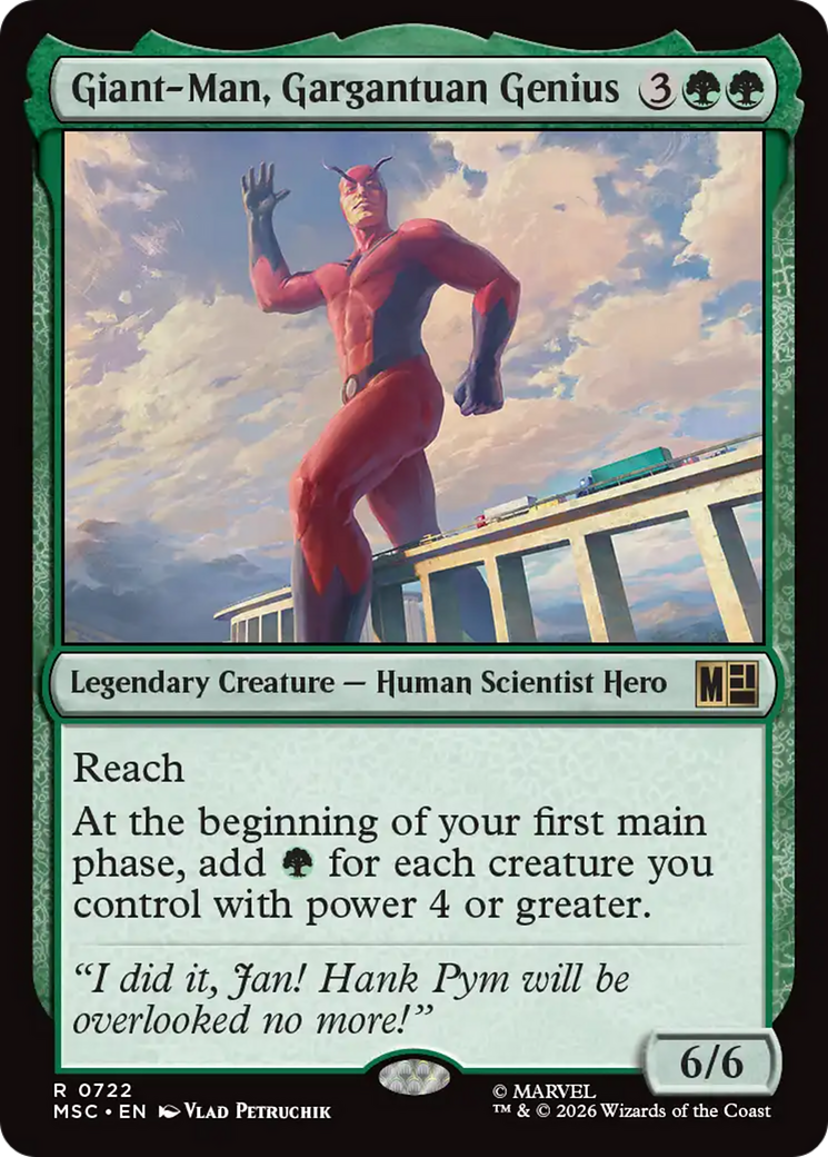 Giant-Man, Gargantuan Genius [Marvel Super Heroes Commander] | Boutique FDB TCG