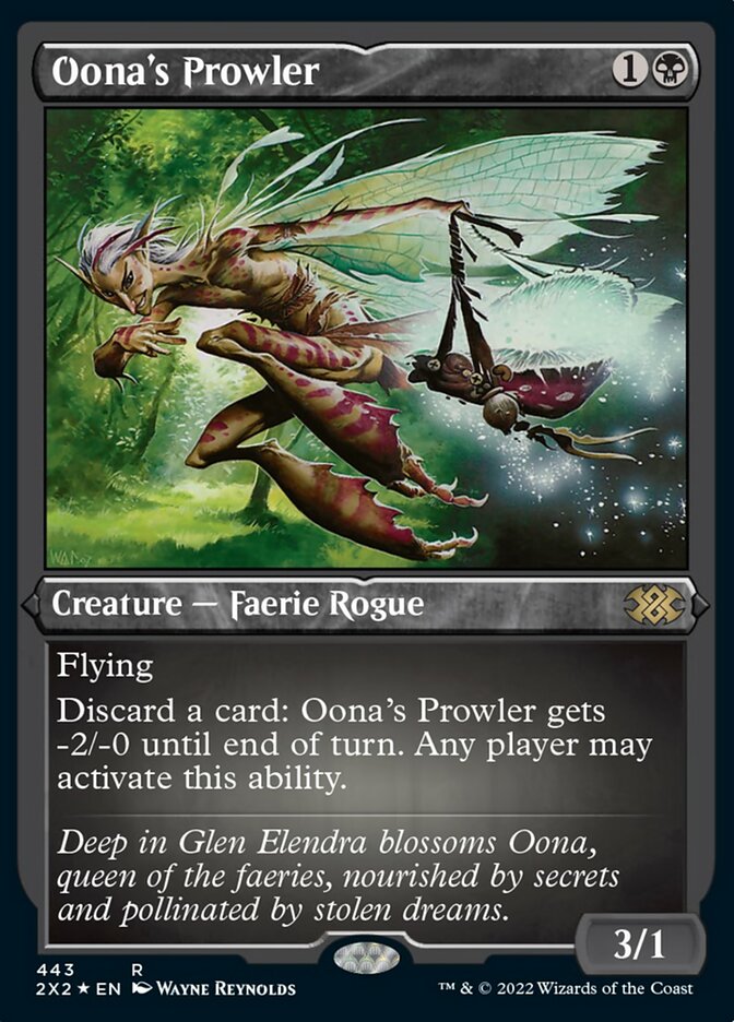 Oona's Prowler (Foil Etched) [Double Masters 2022] | Boutique FDB TCG