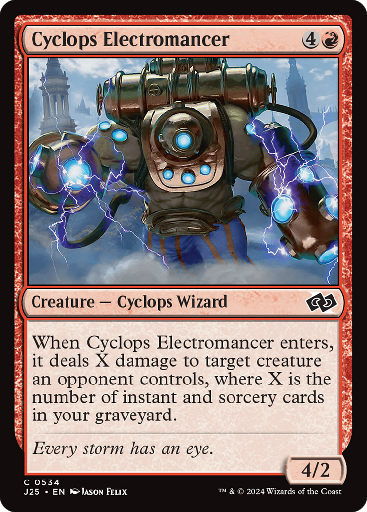 Cyclops Electromancer [Foundations Jumpstart] | Boutique FDB TCG