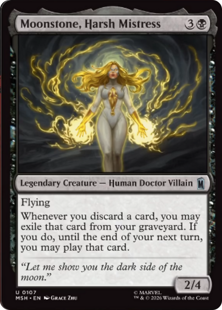 Moonstone, Harsh Mistress [Marvel Super Heroes] | Boutique FDB TCG