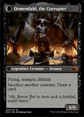 Jerren, Corrupted Bishop // Ormendahl, the Corrupted [Innistrad: Midnight Hunt] | Boutique FDB TCG