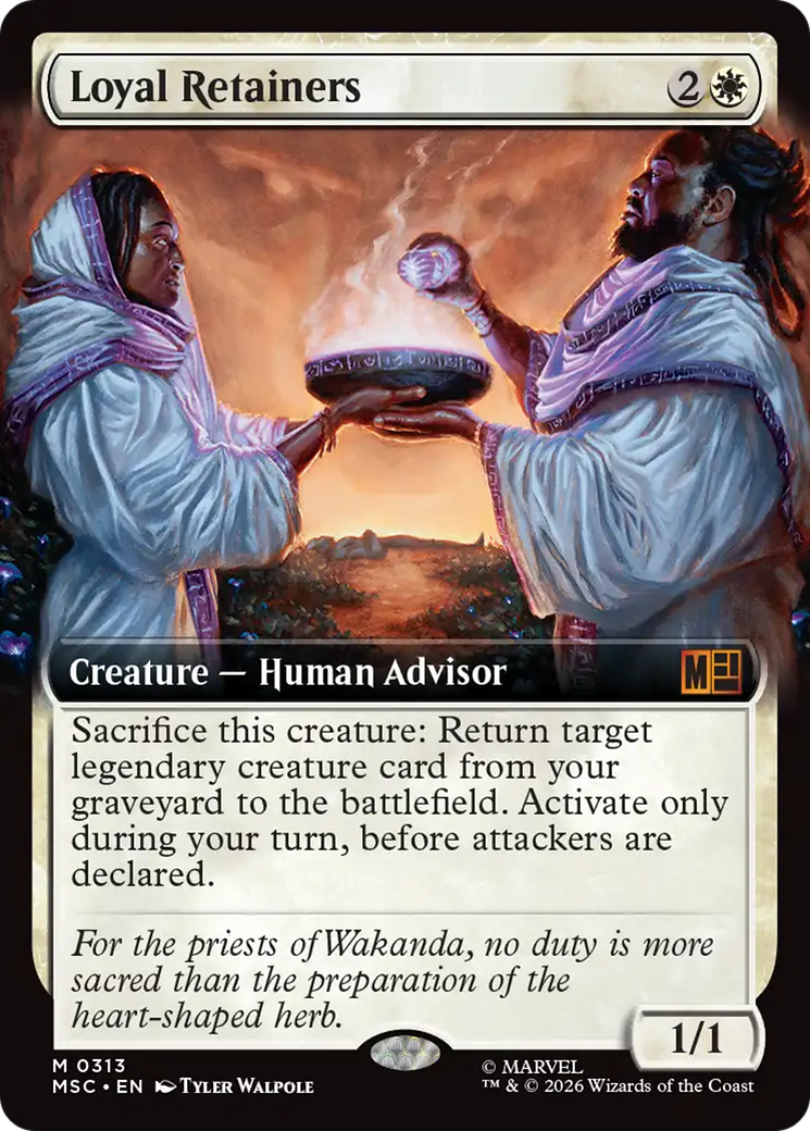 Loyal Retainers (Extended Art) [Marvel Super Heroes Commander] | Boutique FDB TCG