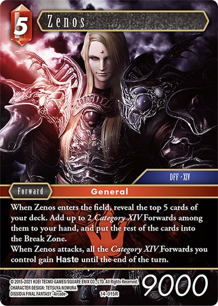 Zenos [Opus XIV: Crystal Abyss] | Boutique FDB TCG