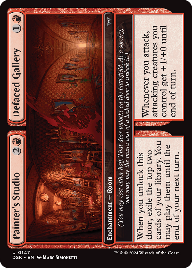 Painter's Studio // Defaced Gallery [Duskmourn: House of Horror] | Boutique FDB TCG