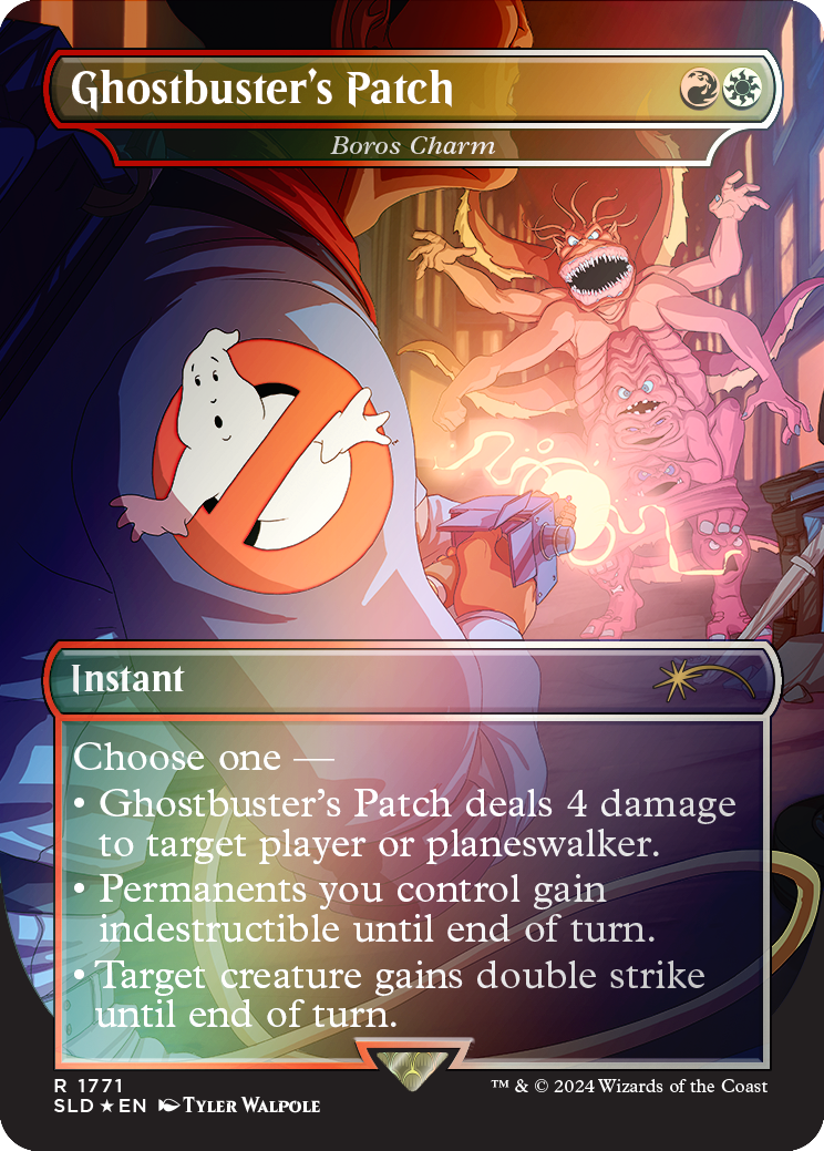 Ghostbuster's Patch - Boros Charm (Rainbow Foil) [Secret Lair Drop Series] | Boutique FDB TCG