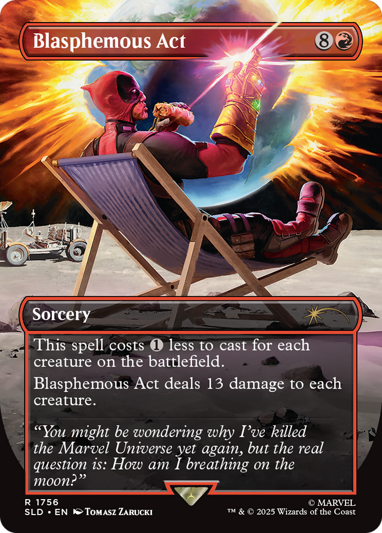 Blasphemous Act (1756) [Secret Lair Drop Series] | Boutique FDB TCG