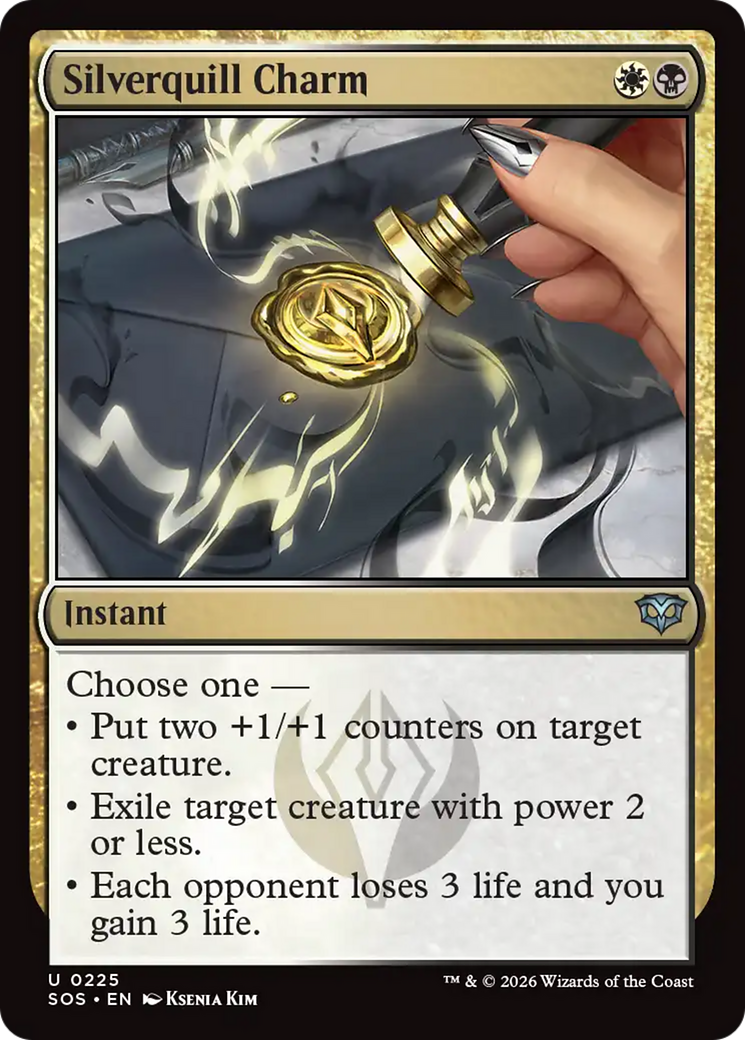 Silverquill Charm [Secrets of Strixhaven] | Boutique FDB TCG