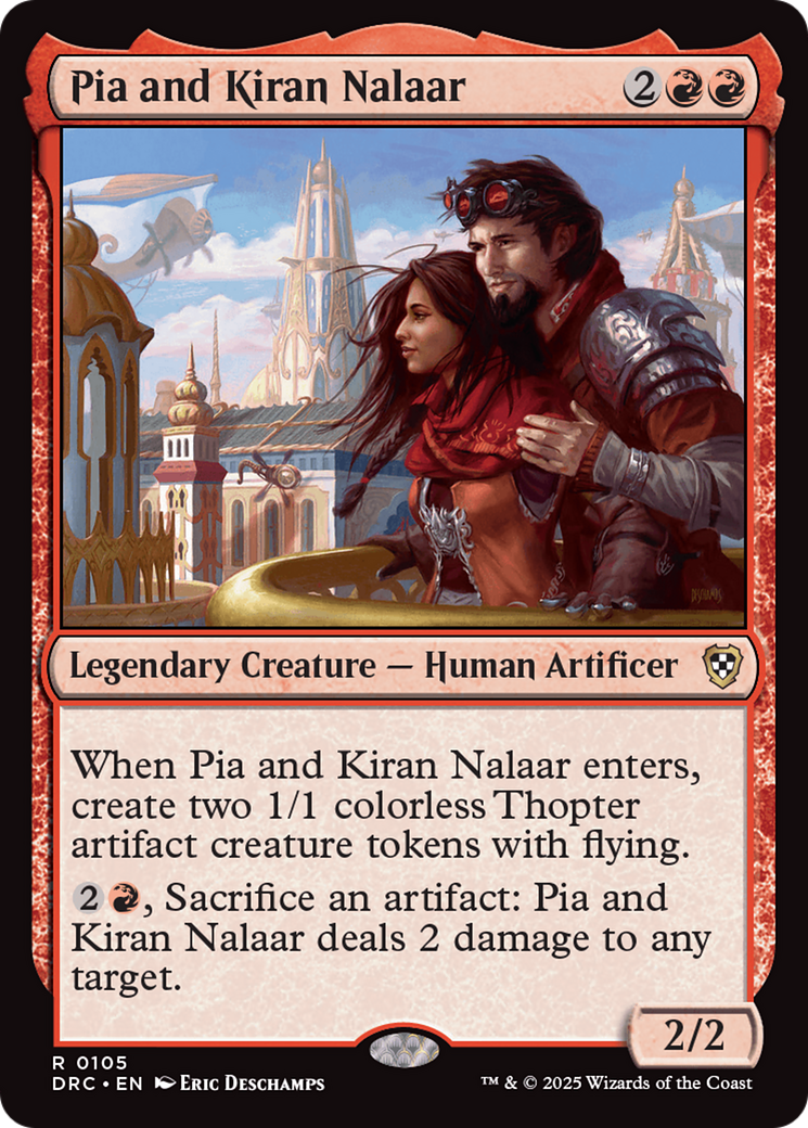 Pia and Kiran Nalaar [Aetherdrift Commander] | Boutique FDB TCG