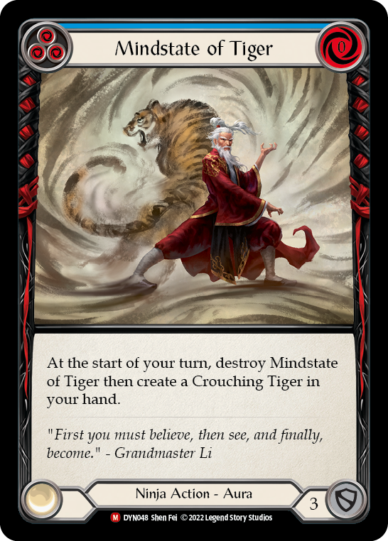 Mindstate of Tiger [DYN048] (Dynasty)  Rainbow Foil | Boutique FDB TCG