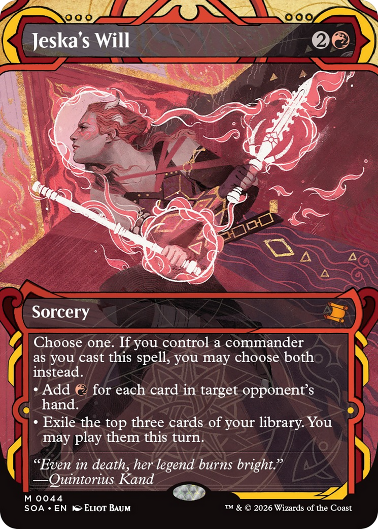 Jeska's Will [Secrets of Strixhaven: Mystical Archive] | Boutique FDB TCG