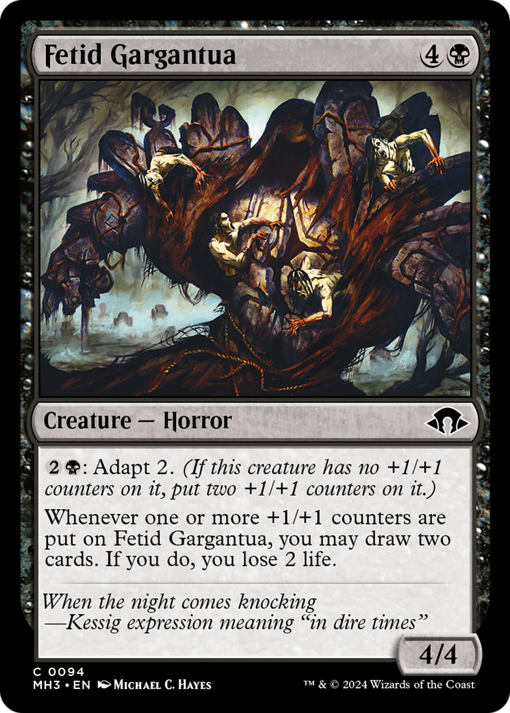 Fetid Gargantua [Modern Horizons 3] | Boutique FDB TCG