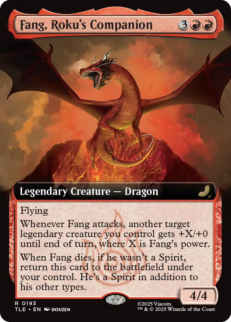 Fang, Roku's Companion (Extended Art) [Avatar: The Last Airbender: Eternal-Legal] | Boutique FDB TCG