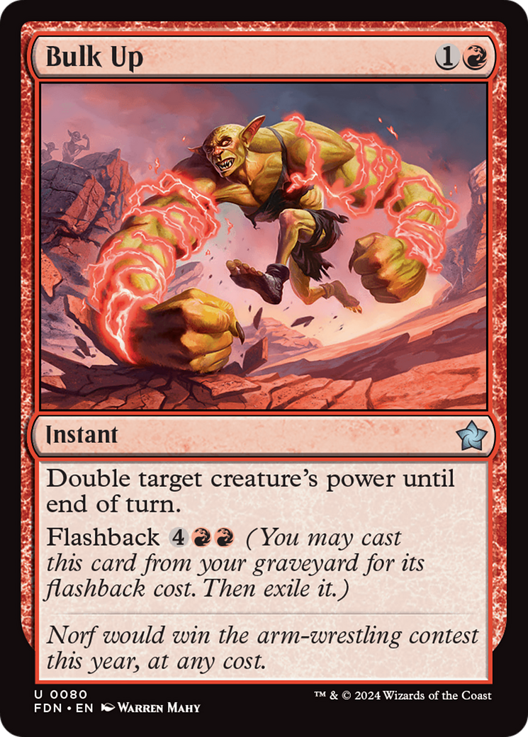 Bulk Up [Foundations] | Boutique FDB TCG