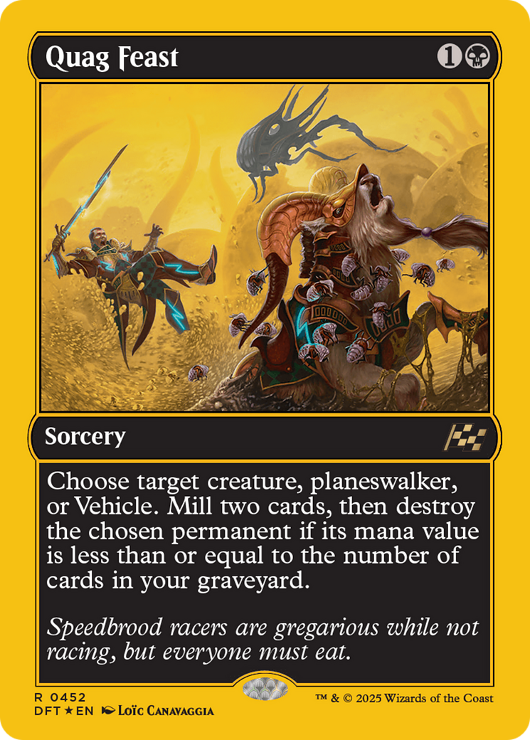 Quag Feast (First-Place Foil) [Aetherdrift] | Boutique FDB TCG