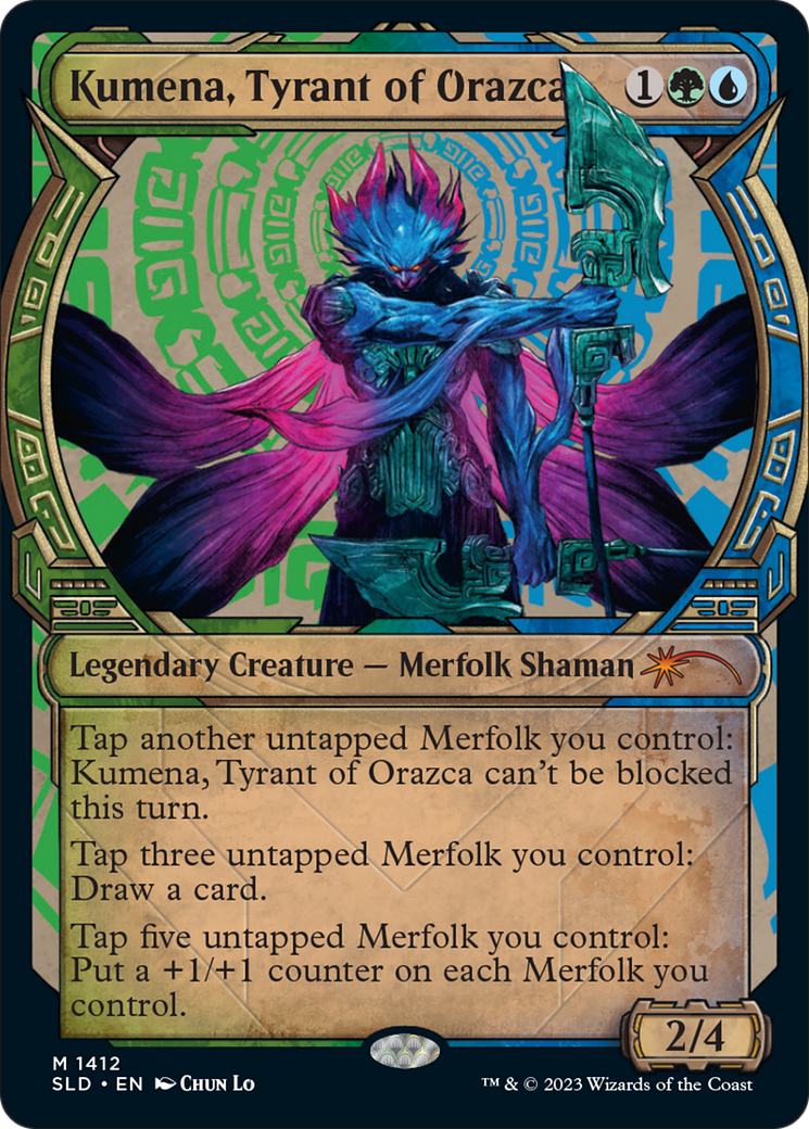 Kumena, Tyrant of Orazca (Rainbow Foil) [Secret Lair Drop Series] | Boutique FDB TCG