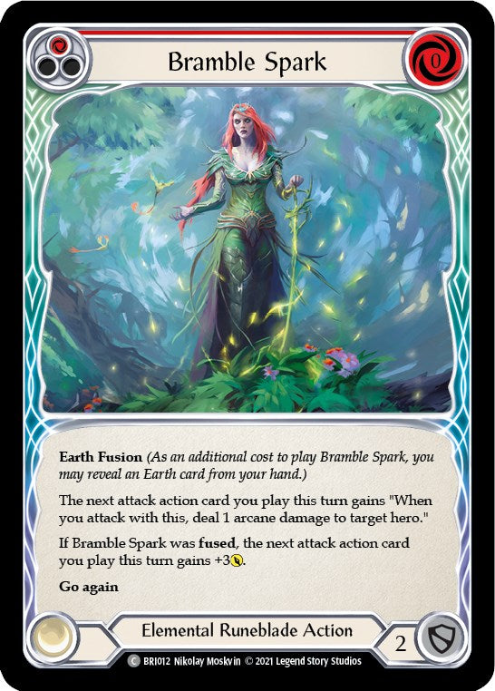 Bramble Spark (Red) [BRI012] (Tales of Aria Briar Blitz Deck)  1st Edition Normal | Boutique FDB TCG