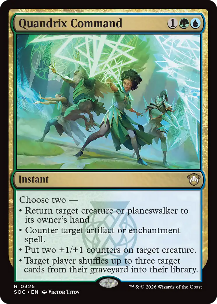 Quandrix Command [Secrets of Strixhaven Commander] | Boutique FDB TCG