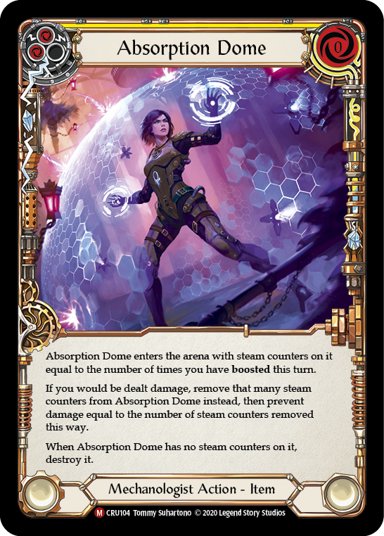 Absorption Dome [CRU104] (Crucible of War)  1st Edition Rainbow Foil | Boutique FDB TCG