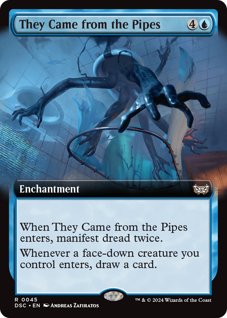 They Came from the Pipes (Extended Art) [Duskmourn: House of Horror Commander] | Boutique FDB TCG