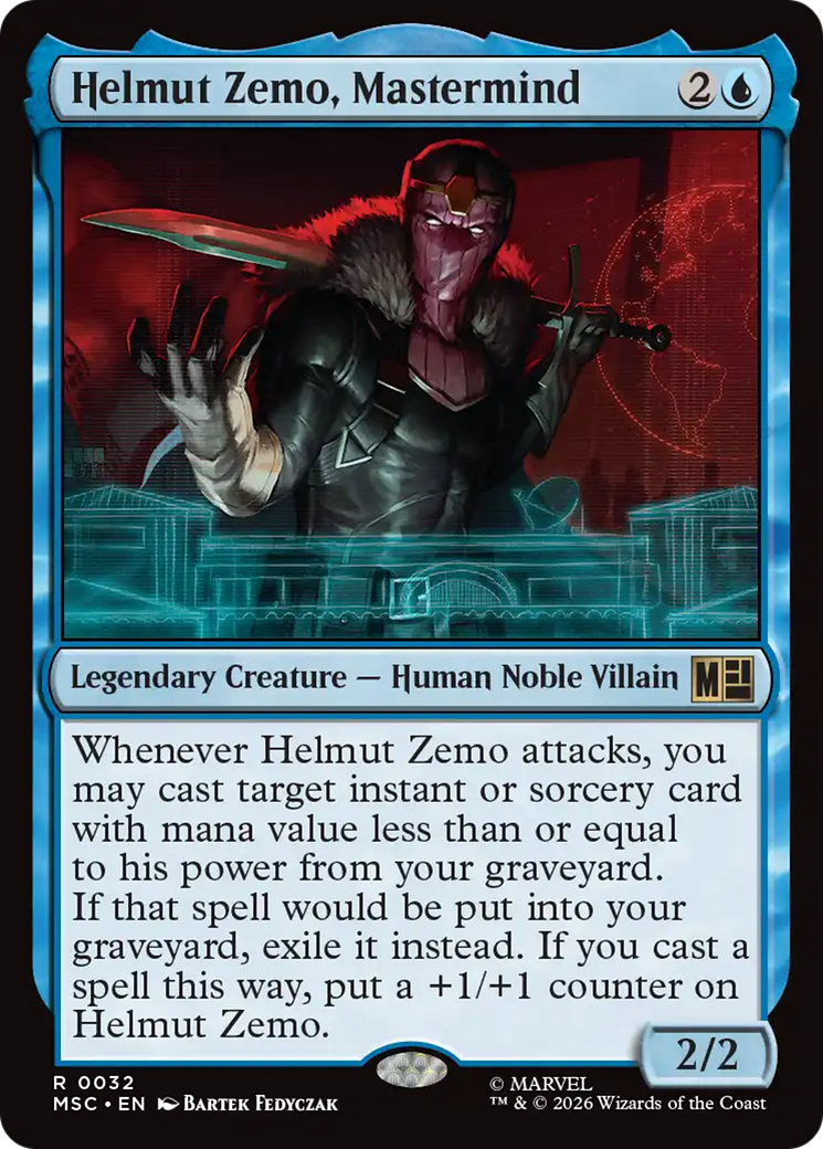 Helmut Zemo, Mastermind [Marvel Super Heroes Commander] | Boutique FDB TCG