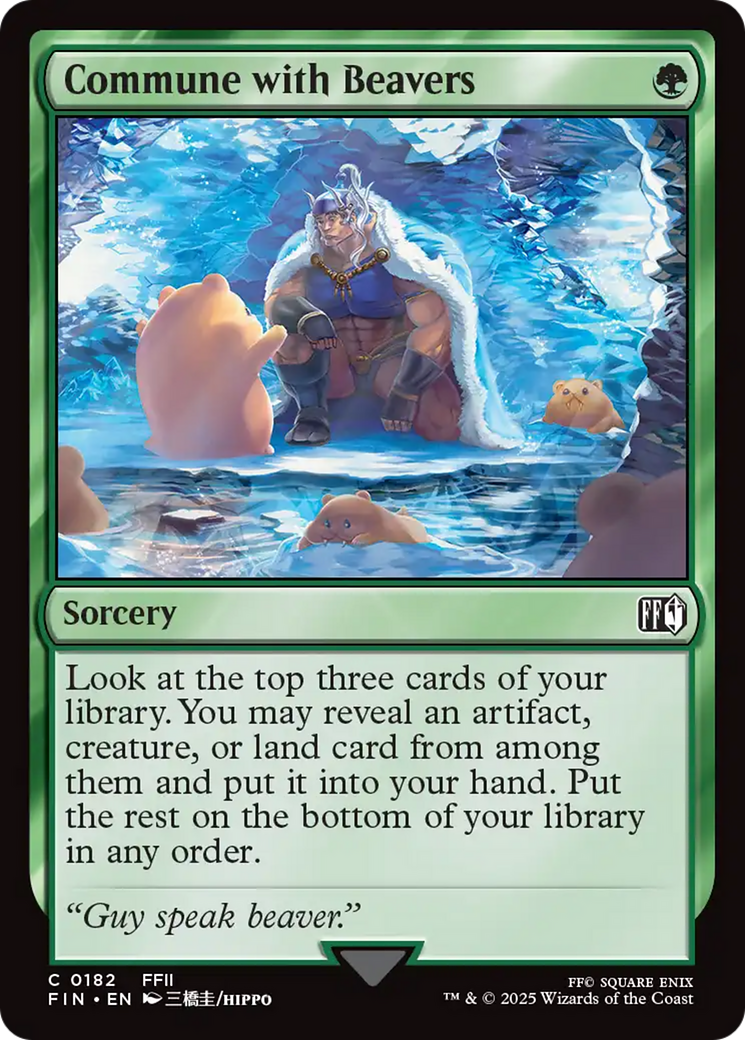 Commune with Beavers [FINAL FANTASY] | Boutique FDB TCG