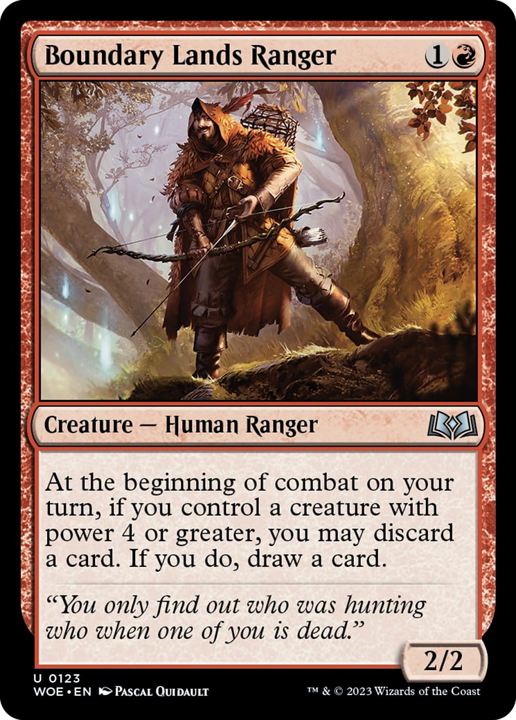 Boundary Lands Ranger [Wilds of Eldraine] | Boutique FDB TCG