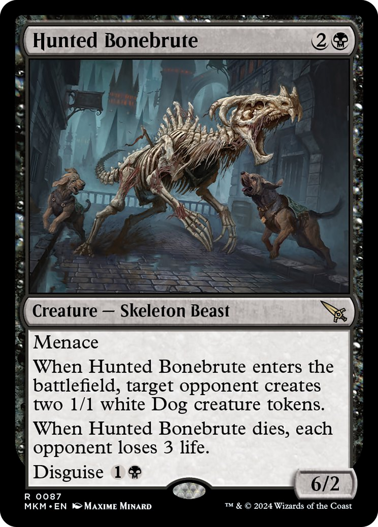 Hunted Bonebrute [Murders at Karlov Manor] | Boutique FDB TCG