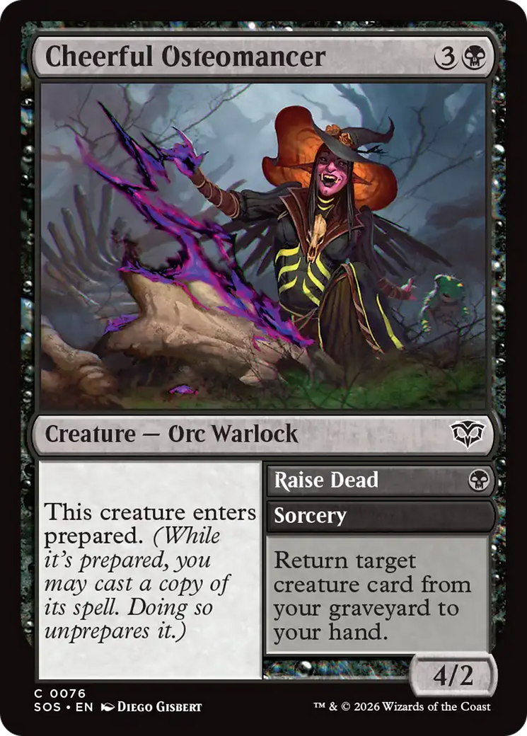Cheerful Osteomancer [Secrets of Strixhaven] | Boutique FDB TCG