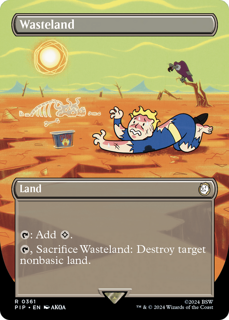 Wasteland (Borderless) [Fallout] | Boutique FDB TCG